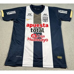 Nike Home Jersey Adult XL Navy Blue DRI-Fit 2025 Alianza Lima Soccer #9 Hyundai.